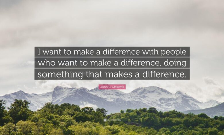 People who make a difference ian wilson