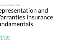 Representation and warranty insurance in ma