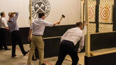 Hortonville is home to a new axe throwing bar