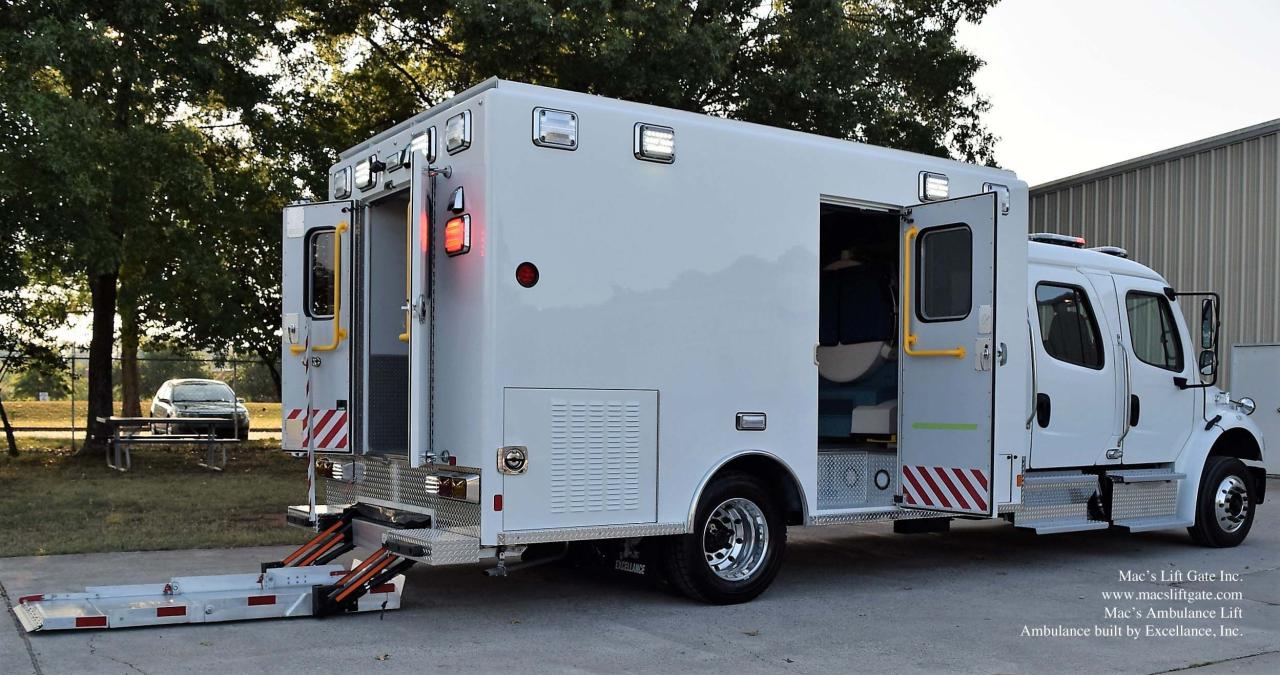 Mile bluff adds new bariatric lift van