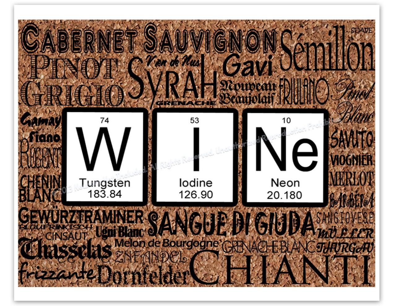 Making wine fun and accessible with its own periodic table