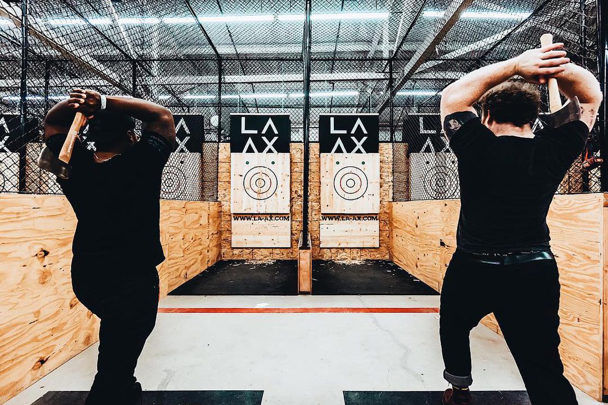 Hortonville is home to a new axe throwing bar