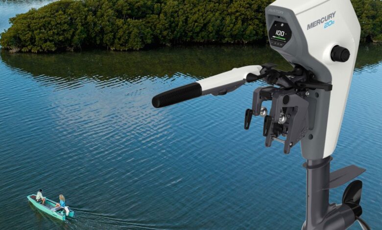 Mercury marine launches avator 20e 35e electric outboards