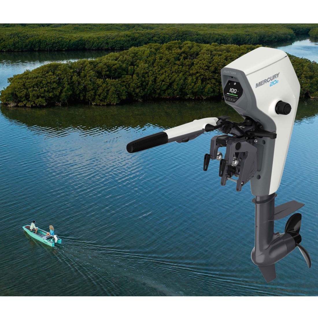 Mercury marine launches avator 20e 35e electric outboards