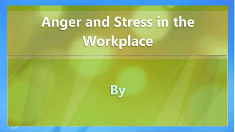 Anger workplace colleague calmsage