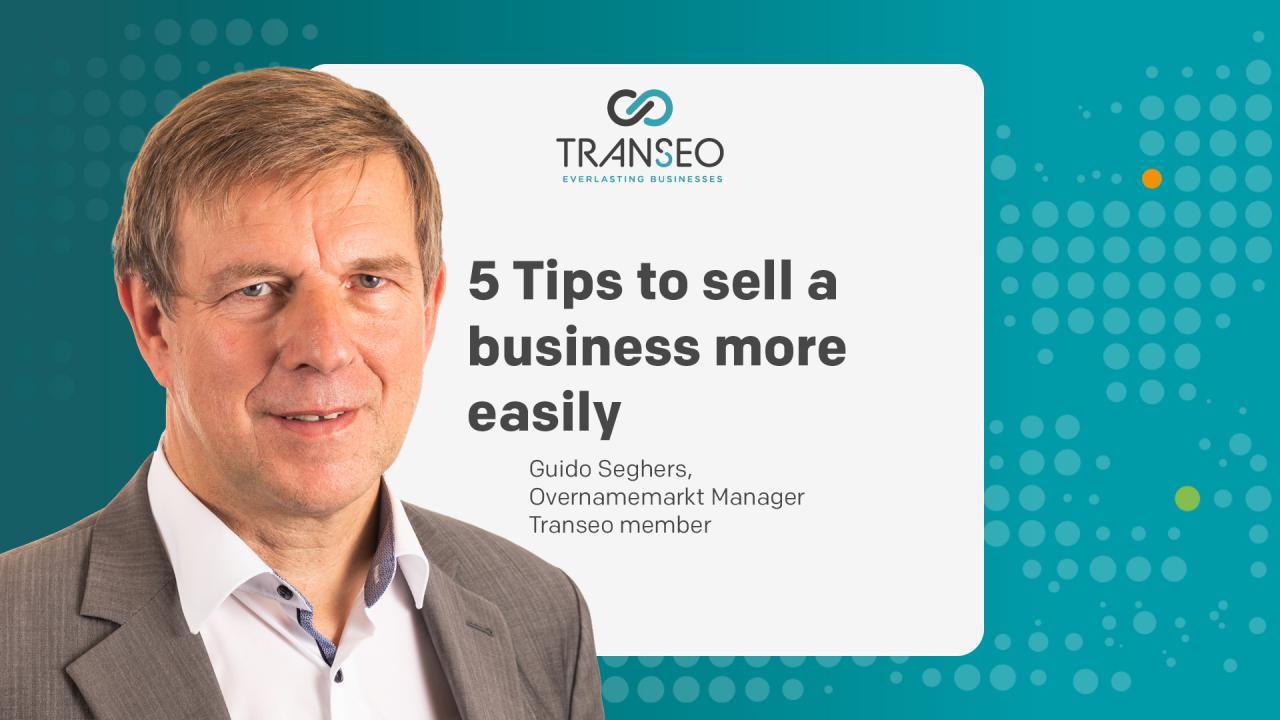 Five tips for selling a business