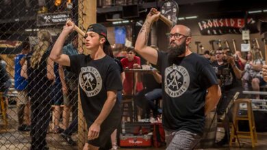 World axeknife throwing league championships coming to appleton