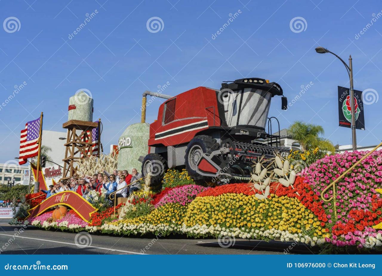 Floats marching 131st float pasadena welcomes owen baker airlines