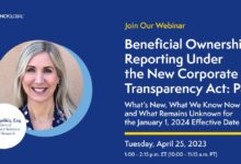 What is the corporate transparency act and who it will impact