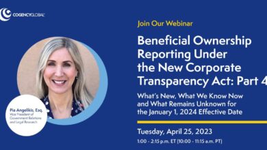 What is the corporate transparency act and who it will impact