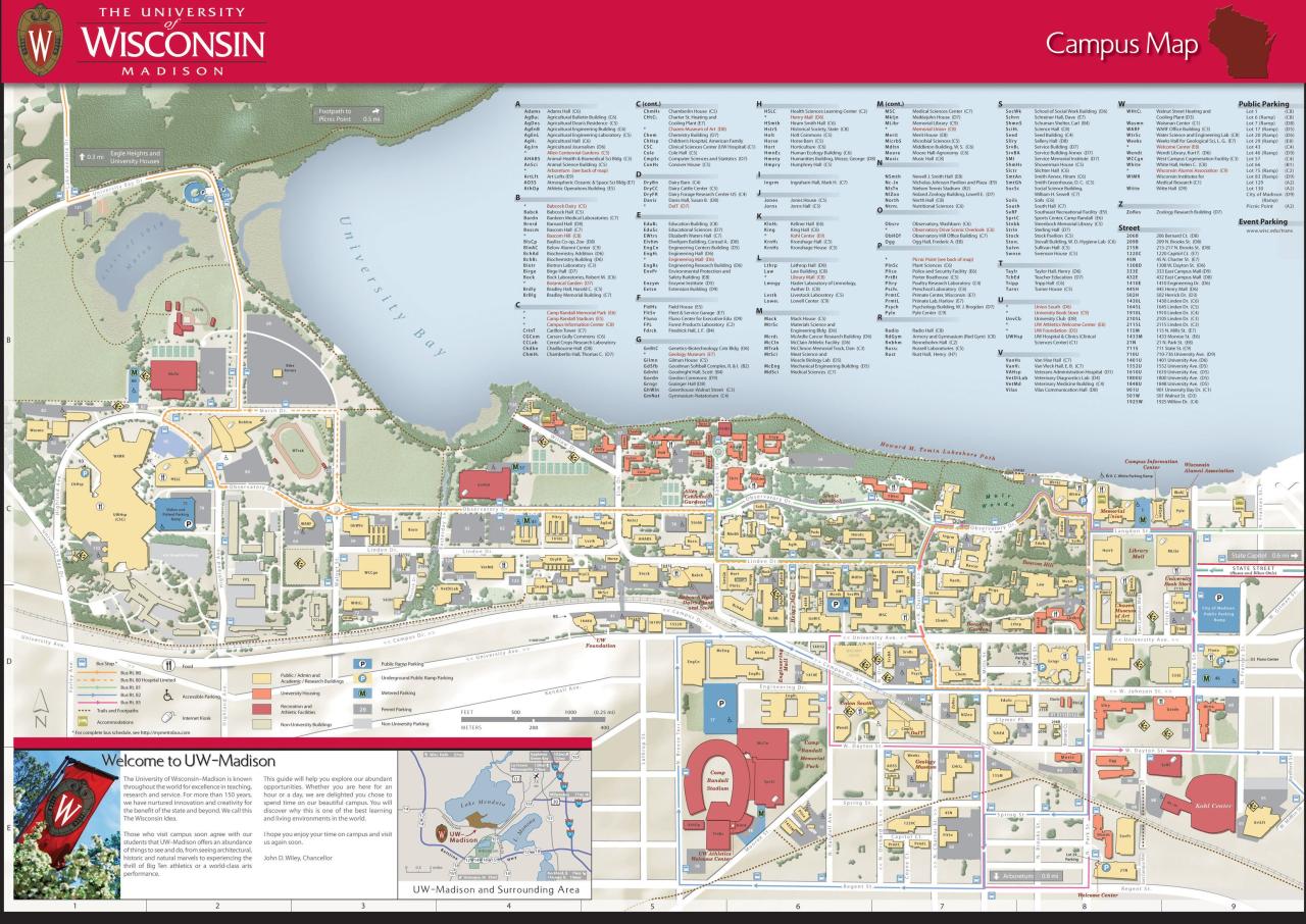Madison wisconsin campus university map mapping 21st century Locally made maps now featured in premier uwm collection