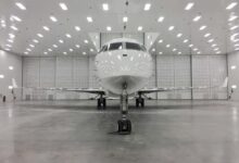 Gulfstream aerospace corporation paint hangar opens at atw