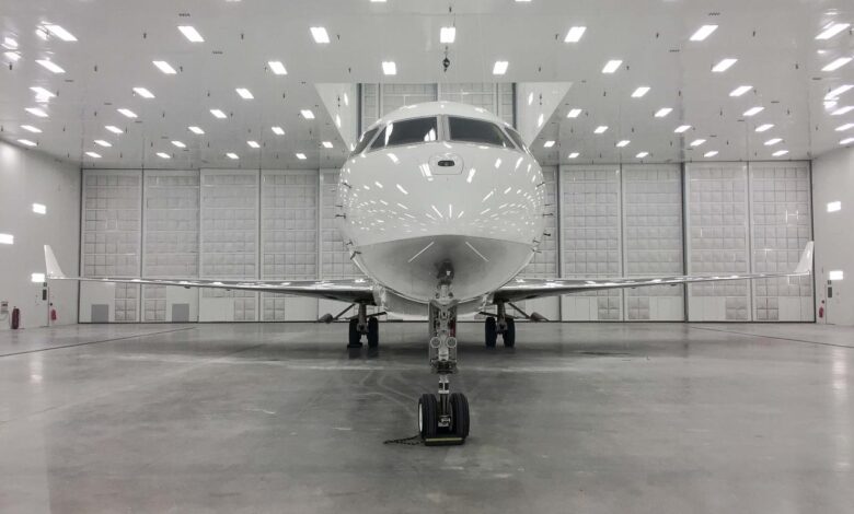 Gulfstream aerospace corporation paint hangar opens at atw