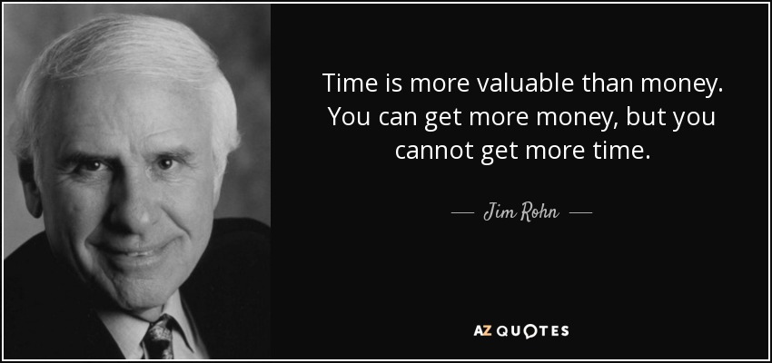 Time is what we have make the most of it