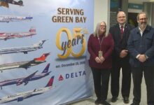 Celebrating 95 years of delta at green bay austin straubel