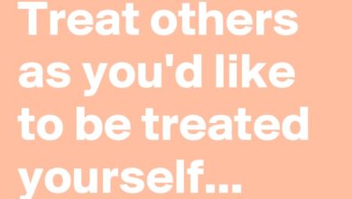 Making a difference you treat people the way you would like to be treated