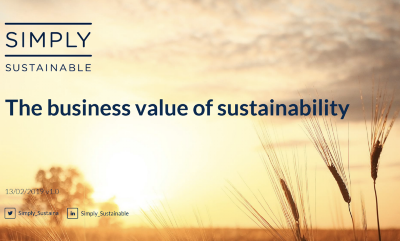 The business case for sustainability